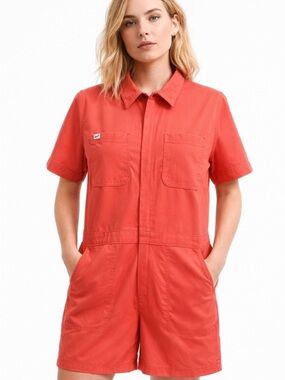 Duluth Women's Heirloom Gardening 7" Short Coveralls , sz : XL
